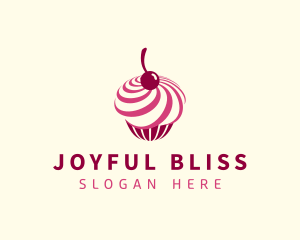 Delicious Cupcake Dessert logo design