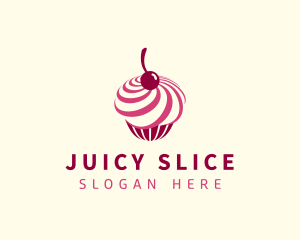 Delicious Cupcake Dessert logo design