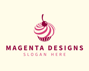 Delicious Cupcake Dessert logo design