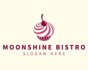 Delicious Cupcake Dessert logo design