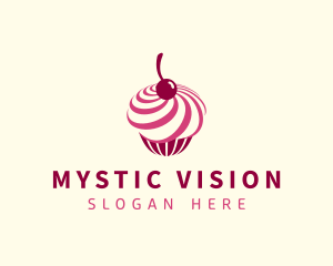 Delicious Cupcake Dessert logo design