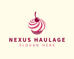 Delicious Cupcake Dessert logo design