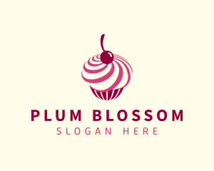 Delicious Cupcake Dessert logo design