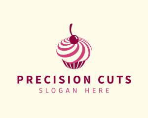 Delicious Cupcake Dessert logo design