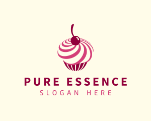 Delicious Cupcake Dessert logo design