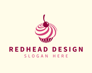 Delicious Cupcake Dessert logo design