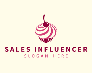 Delicious Cupcake Dessert logo design