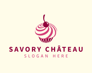 Delicious Cupcake Dessert logo design