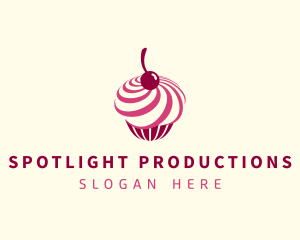 Delicious Cupcake Dessert logo design