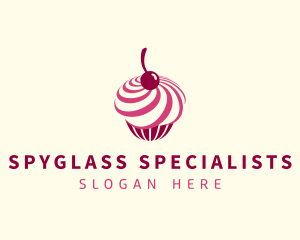 Delicious Cupcake Dessert logo design