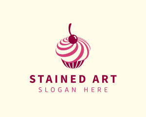 Delicious Cupcake Dessert logo design