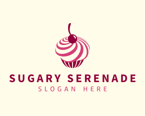 Delicious Cupcake Dessert logo