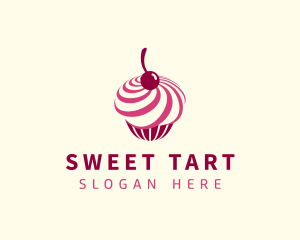 Delicious Cupcake Dessert logo design