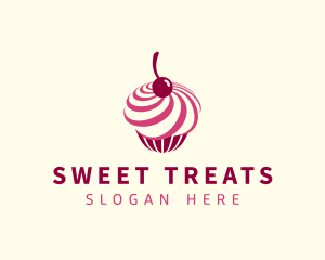 Delicious Cupcake Dessert logo design