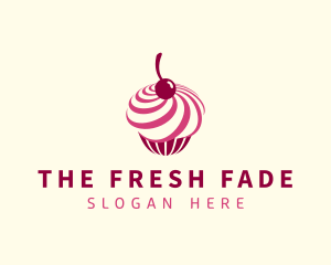 Delicious Cupcake Dessert logo design