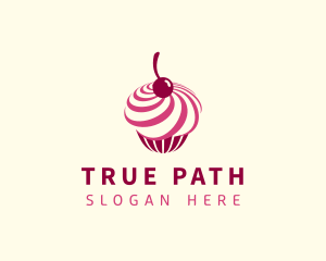 Delicious Cupcake Dessert logo design