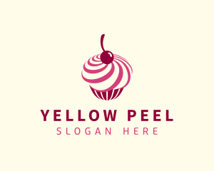 Delicious Cupcake Dessert logo design