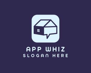 Blue House App logo design