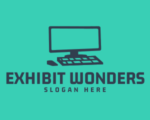Computer Monitor Keyboard logo