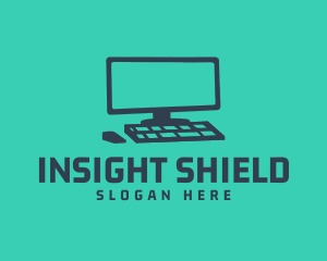 Computer Monitor Keyboard logo