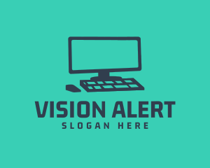 Computer Monitor Keyboard logo