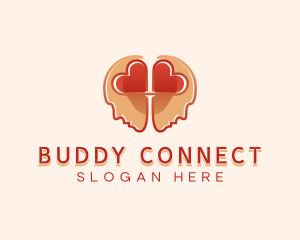 Heart Brain Connection logo design