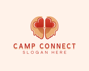 Heart Brain Connection logo design