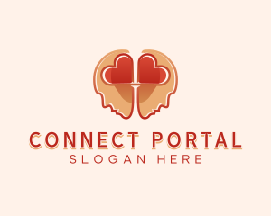 Heart Brain Connection logo design