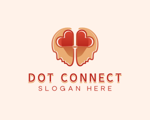 Heart Brain Connection logo design