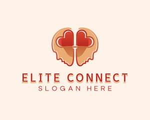 Heart Brain Connection logo design