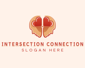 Heart Brain Connection logo design