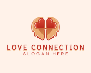 Heart Brain Connection logo design