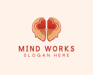 Heart Brain Connection logo design