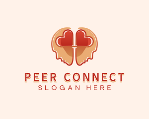 Heart Brain Connection logo design