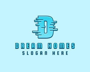 Digital Business Letter D logo