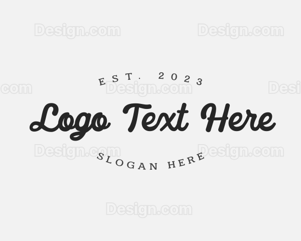 Cursive Elegant Firm Logo