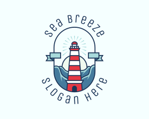 Sunset Nautical Lighthouse  logo