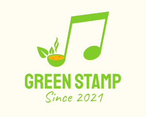 Green Soup Note  logo design