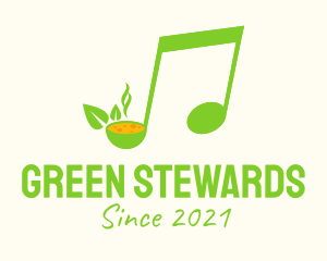 Green Soup Note  logo design