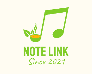 Green Soup Note  logo design