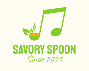 Green Soup Note  logo design
