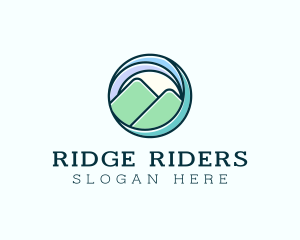 Wave Mountain Travel logo design