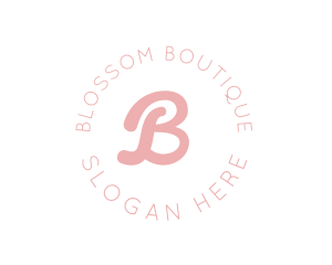 Feminine Cosmetics Salon Boutique  logo design