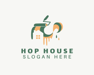 House Paint Maintenance logo design