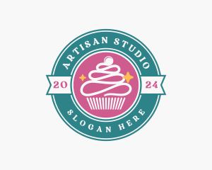 Cupcake Dessert Bakeshop logo design