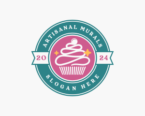 Cupcake Dessert Bakeshop logo design