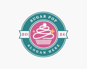 Cupcake Dessert Bakeshop logo design