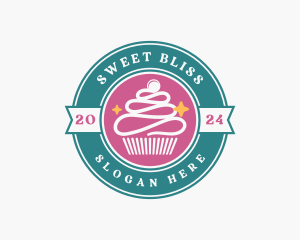 Cupcake Dessert Bakeshop logo design