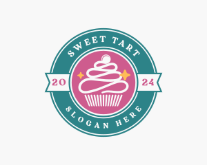 Cupcake Dessert Bakeshop logo design