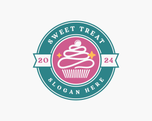 Cupcake Dessert Bakeshop logo design